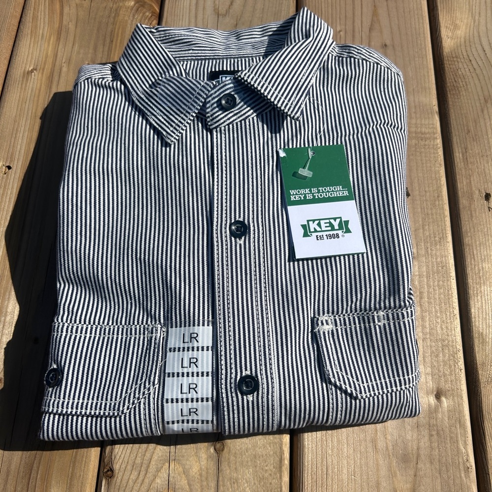 Men's Black Striped Shirt